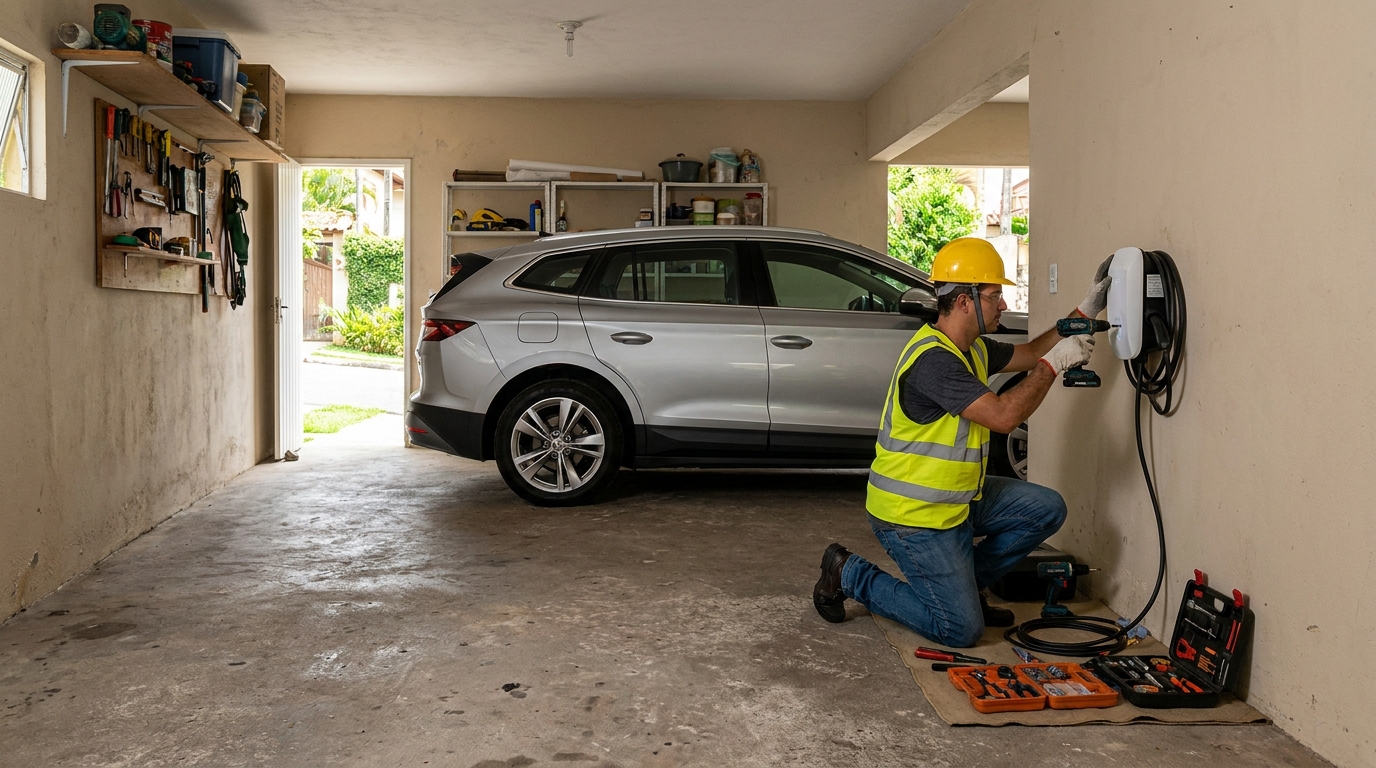 Instalação em garagem ou condomínio em Maceió‑AL