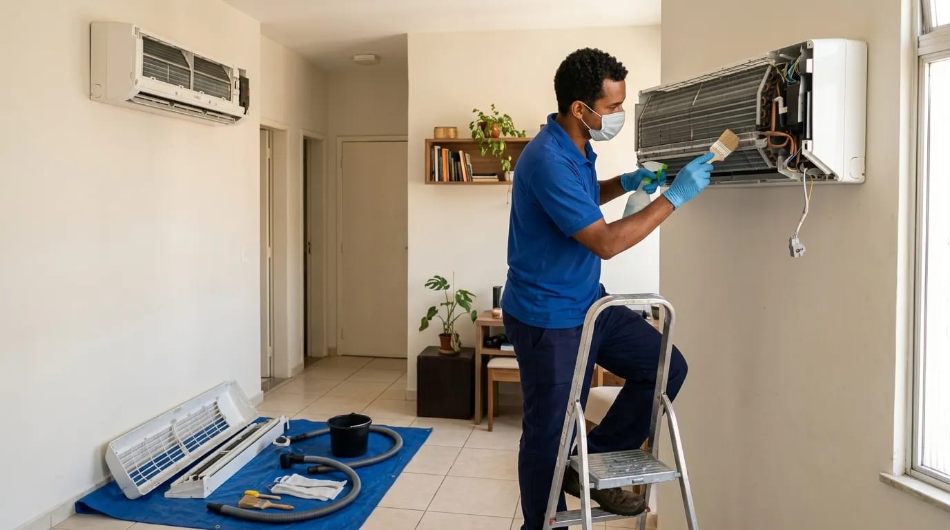 Limpeza da evaporadora em Maceió‑AL